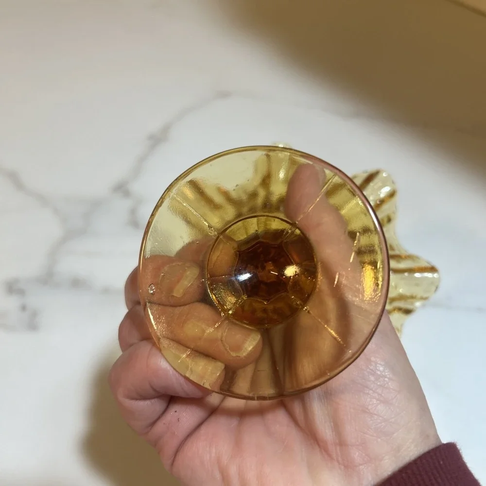 Fenton vintage amber